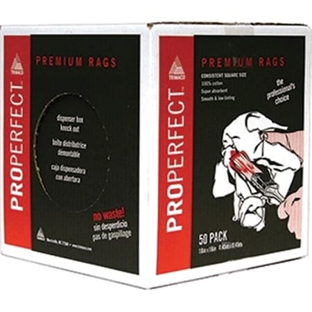 Trimaco Trimaco 82505 18 x 18 in. Pro Perfect Wipers Square Box 47034825056